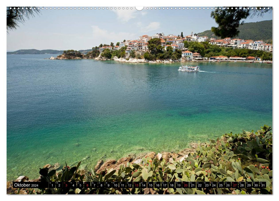 Skiathos + Skopelos (CALVENDO Wandkalender 2024)