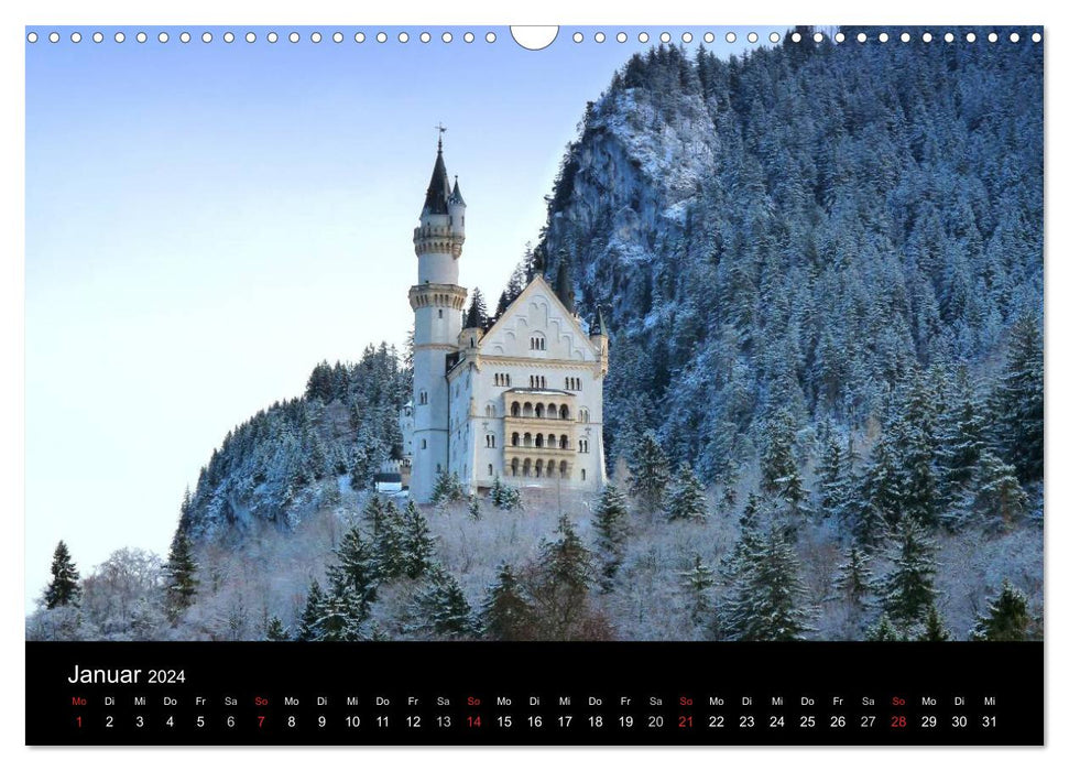 Romantic Bavaria (CALVENDO wall calendar 2024) 