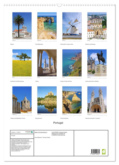 Portugal (CALVENDO wall calendar 2024) 