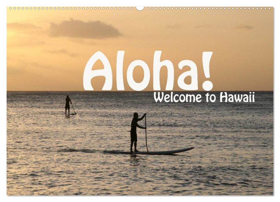 Aloha! Welcome to Hawaii (CALVENDO Wandkalender 2024)