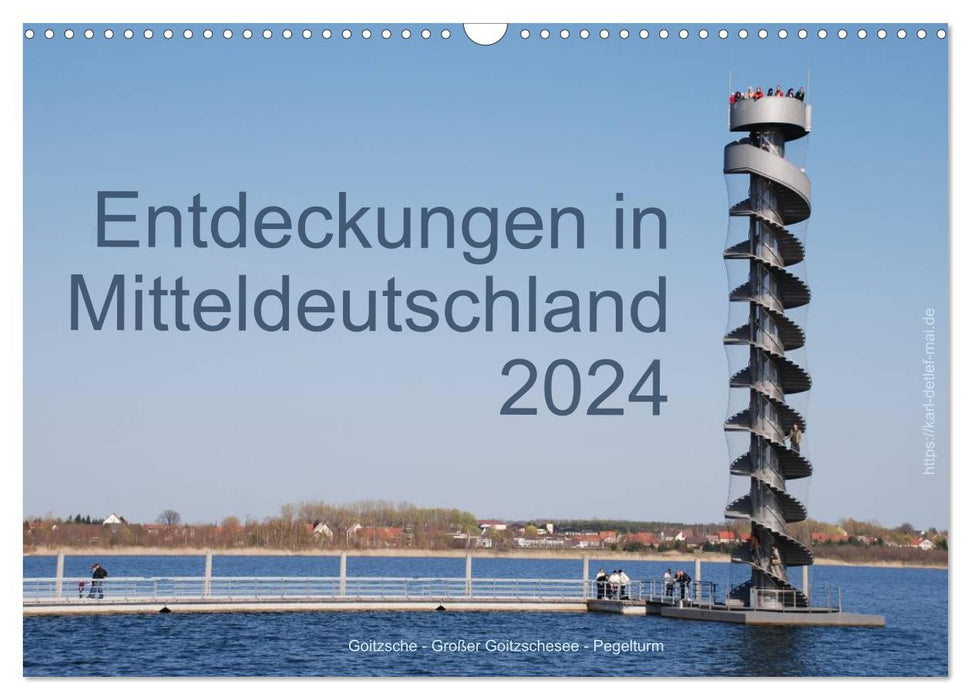 Entdeckungen in Mitteldeutschland (CALVENDO Wandkalender 2024)