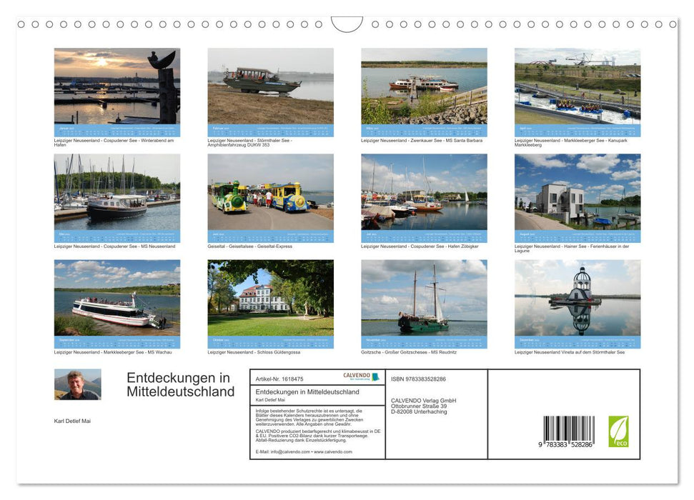 Discoveries in Central Germany (CALVENDO wall calendar 2024) 