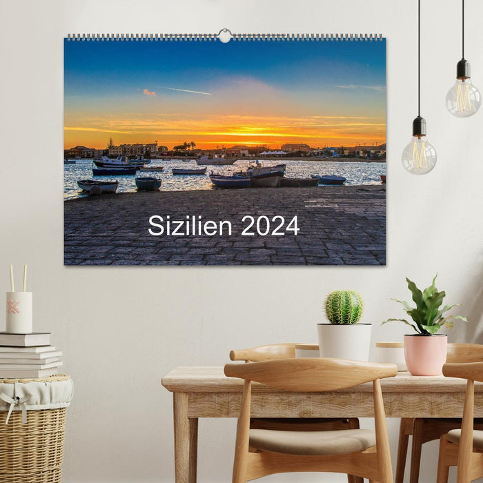 Sicile 2024 / version CH (calendrier mural CALVENDO 2024) 