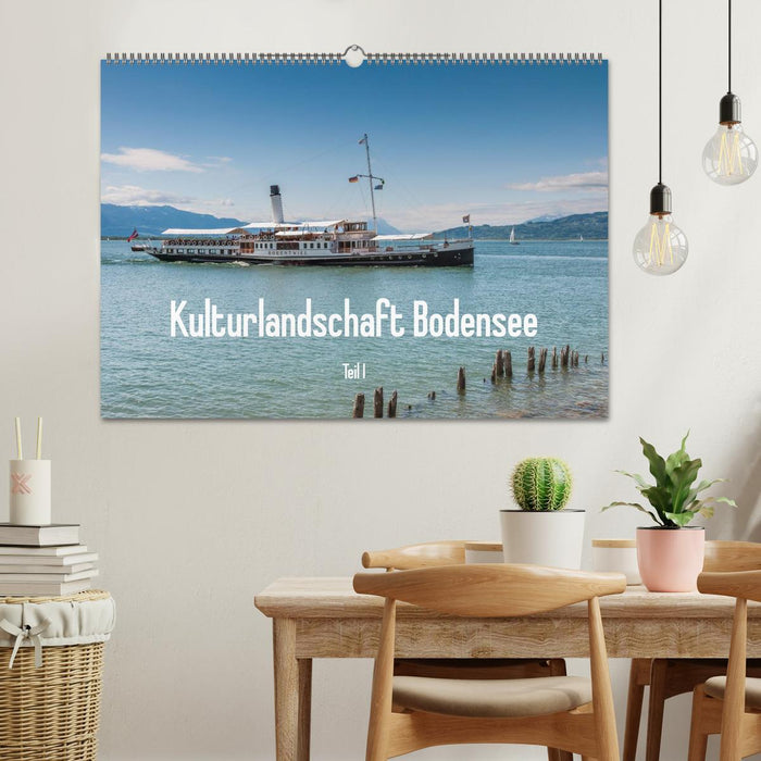 Paysage culturel du lac de Constance - Partie I (Calendrier mural CALVENDO 2024) 