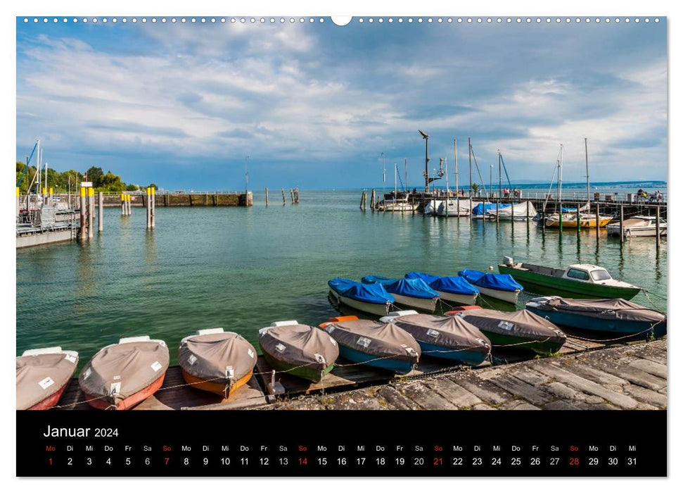 Kulturlandschaft Bodensee - Teil I (CALVENDO Wandkalender 2024)