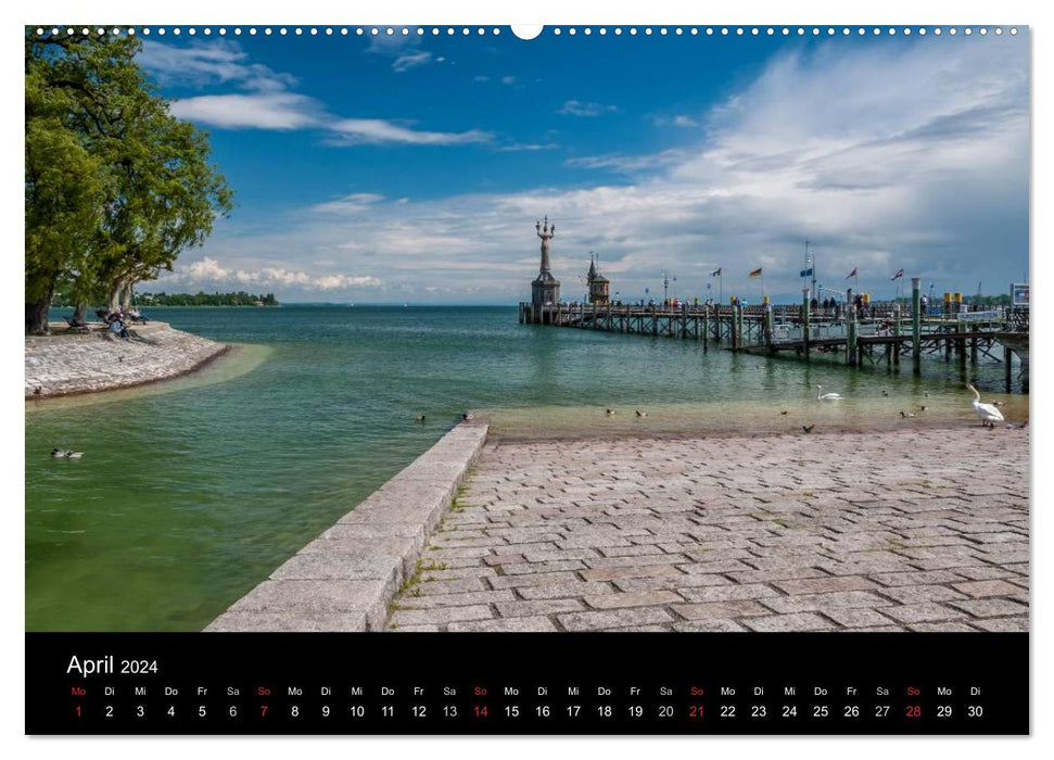 Paysage culturel du lac de Constance - Partie I (Calendrier mural CALVENDO 2024) 