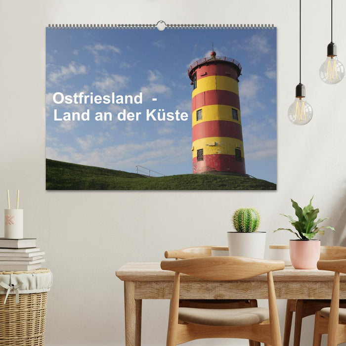 East Frisia - country on the coast (CALVENDO wall calendar 2024) 