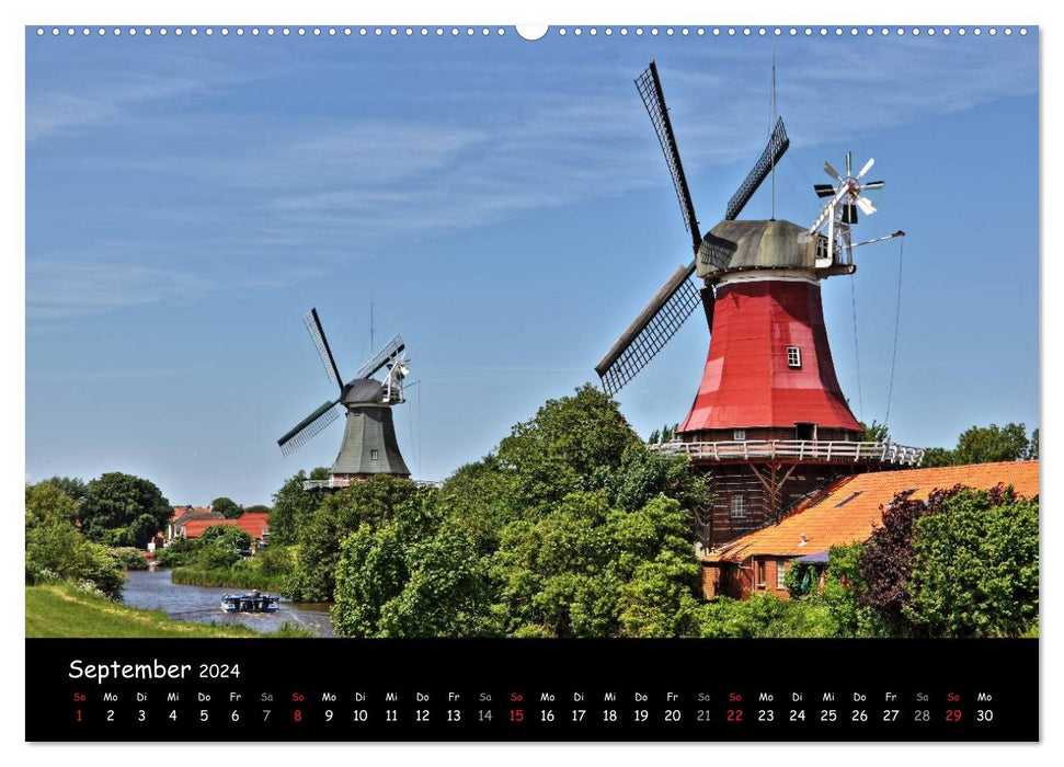 Ostfriesland - Land an der Küste (CALVENDO Wandkalender 2024)