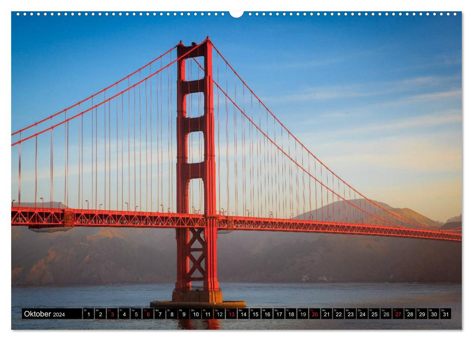 Golden Gate Bridge (CALVENDO wall calendar 2024) 