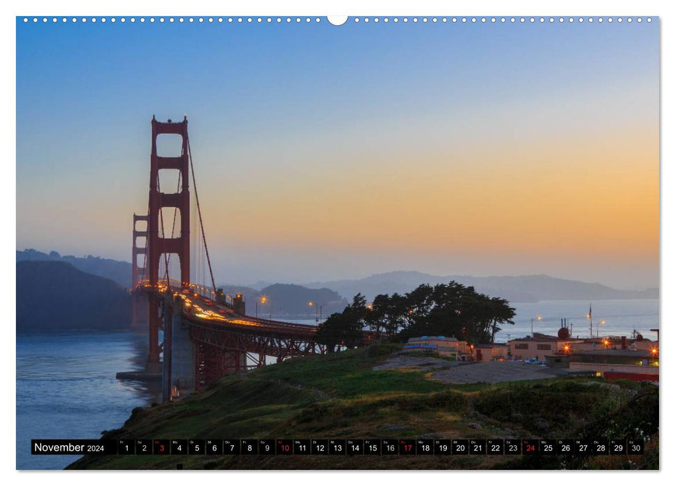 Golden Gate Bridge (CALVENDO Wandkalender 2024)