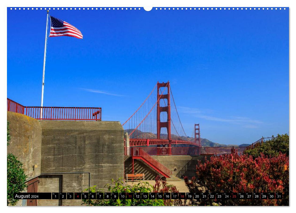 Golden Gate Bridge (CALVENDO Wandkalender 2024)