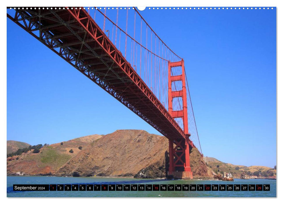 Golden Gate Bridge (CALVENDO wall calendar 2024) 