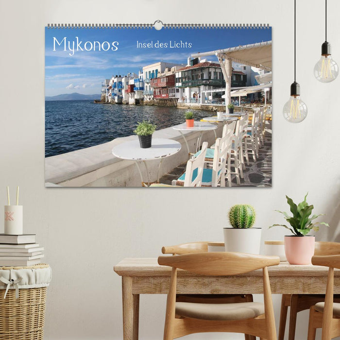 Mykonos - Island of Light (CALVENDO wall calendar 2024) 