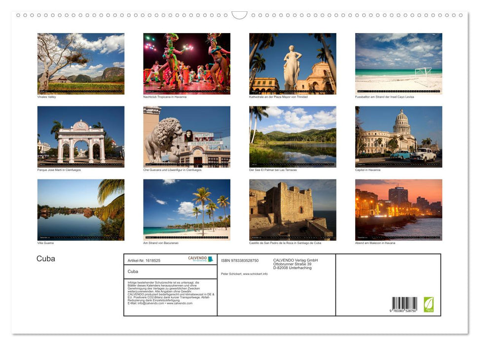 Cuba (CALVENDO wall calendar 2024) 