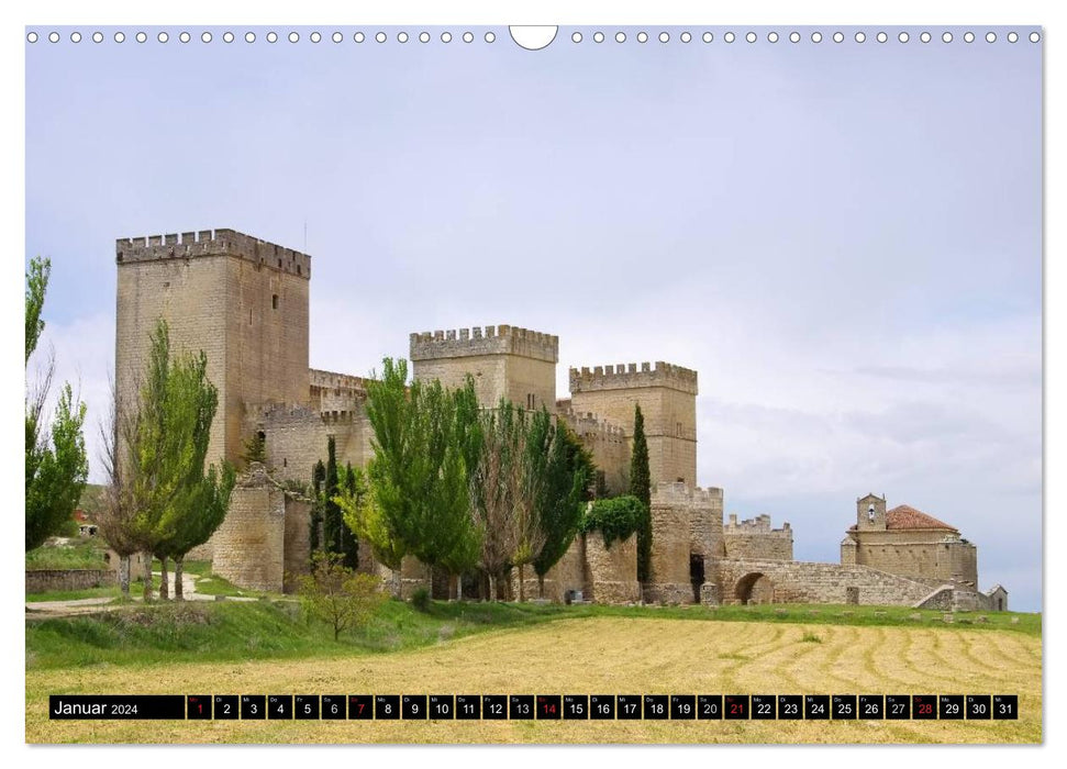 Castles in Spain (CALVENDO wall calendar 2024) 