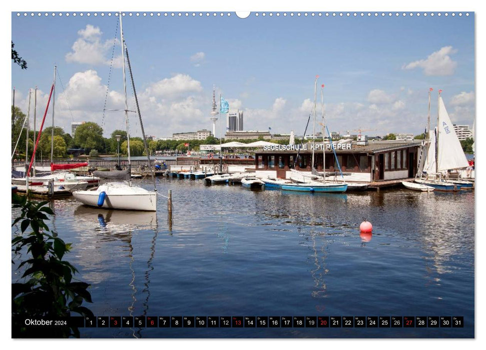 Hanseatic City of Hamburg (CALVENDO wall calendar 2024) 