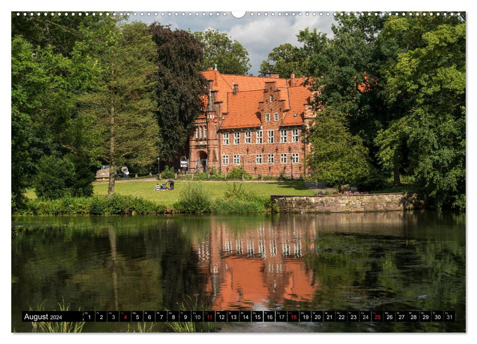 Hanseatic City of Hamburg (CALVENDO wall calendar 2024) 