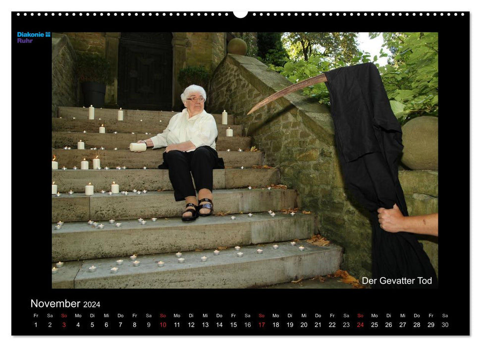 "Schönheit im Alter" - die Feierabendhäuser zu Gast im Märchenland der Brüder Grimm (CALVENDO Premium Wandkalender 2024)