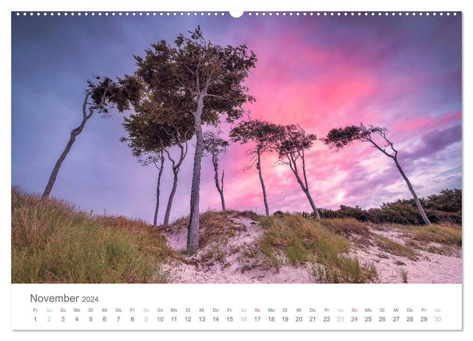 Halbinsel Fischland Darß Zingst (CALVENDO Premium Wandkalender 2024)