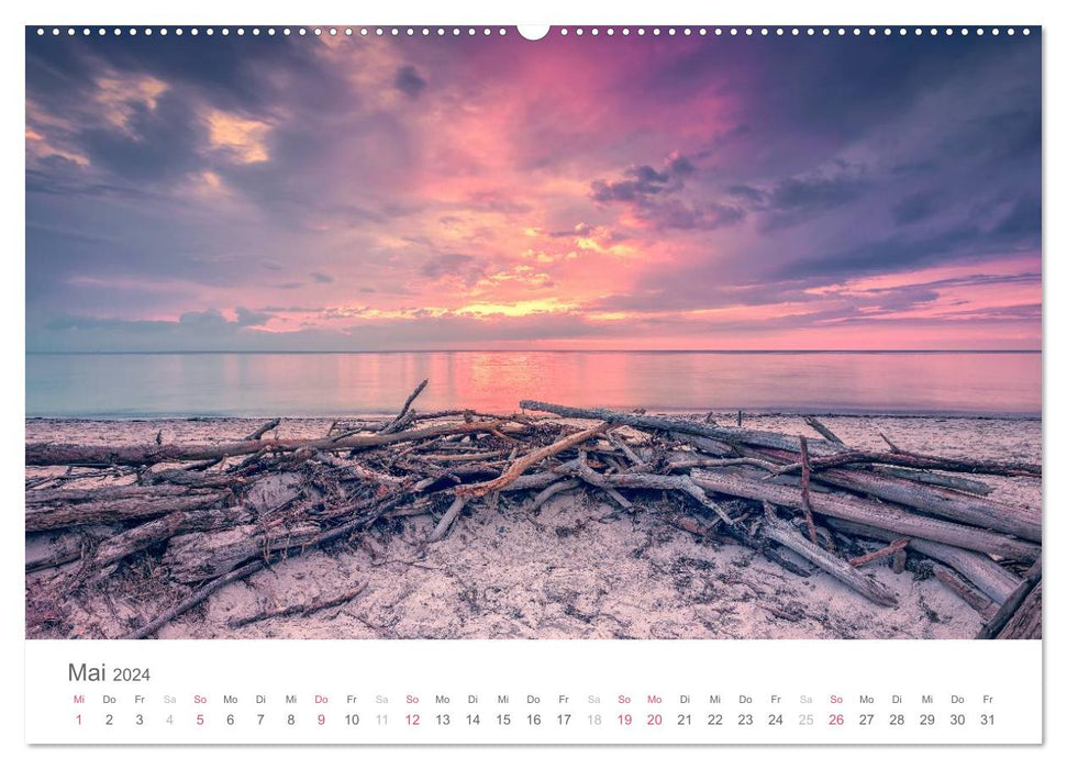 Halbinsel Fischland Darß Zingst (CALVENDO Premium Wandkalender 2024)