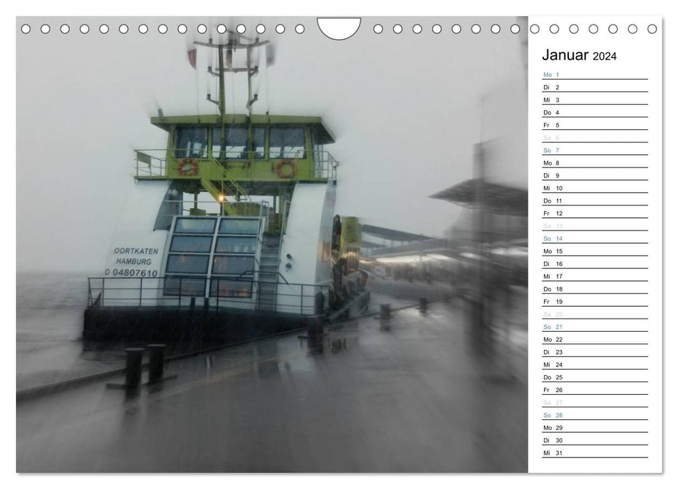 Hafen Hamburg (CALVENDO Wandkalender 2024)