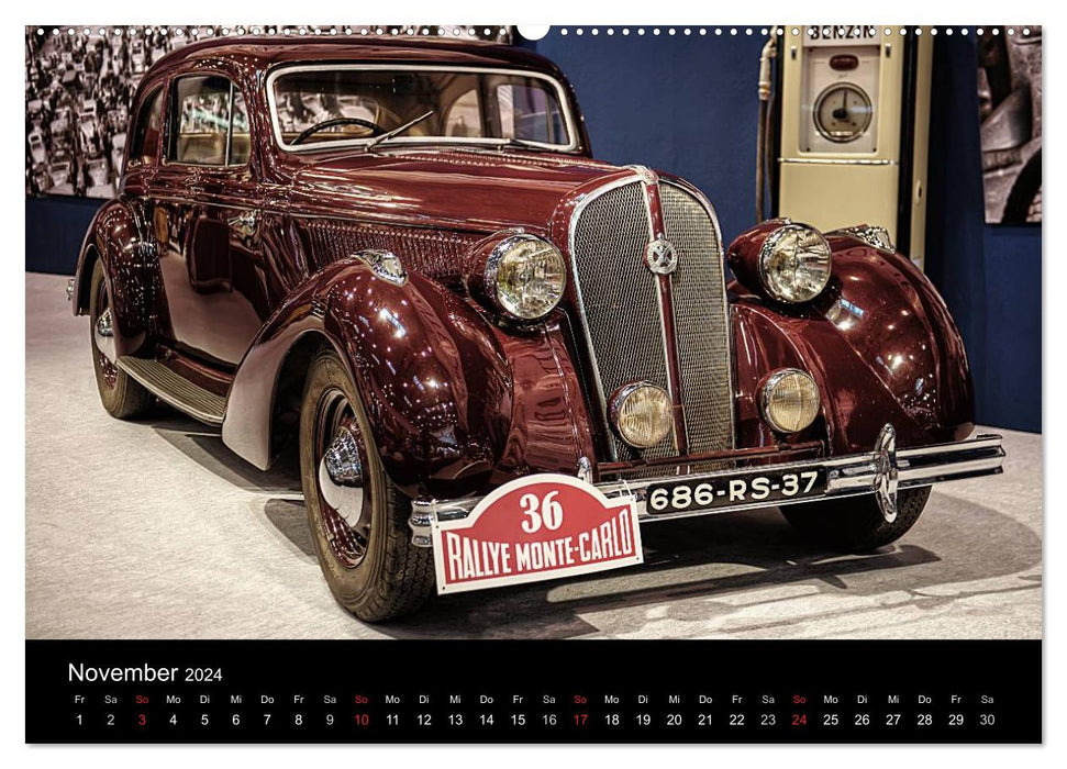 Faszination Oldtimer und Autolegenden (CALVENDO Wandkalender 2024)
