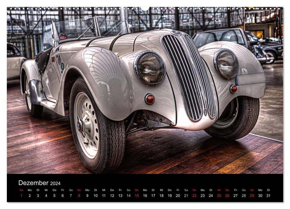 Fascination pour les voitures classiques et les légendes automobiles (calendrier mural CALVENDO 2024) 
