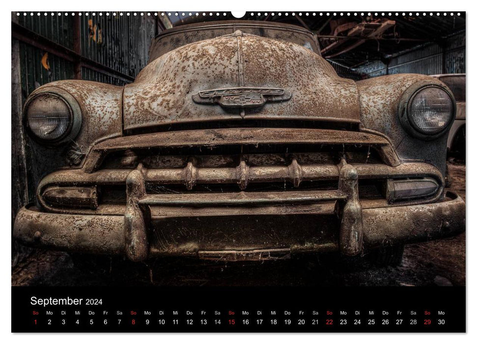 Fascination with classic cars and car legends (CALVENDO wall calendar 2024) 