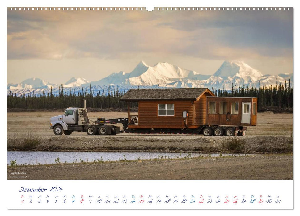 US Cars & Trucks in Alaska (CALVENDO Premium Wandkalender 2024)