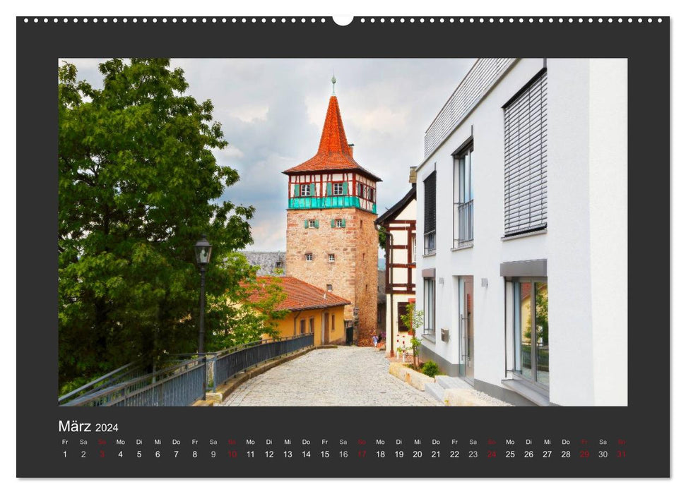 Kulmbach (CALVENDO Premium Wandkalender 2024)