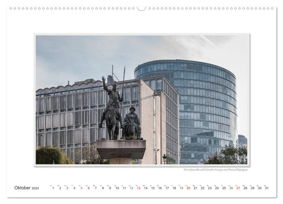 Moments d'émotion : Bruxelles - Capitale de l'Europe (Calendrier mural CALVENDO 2024) 