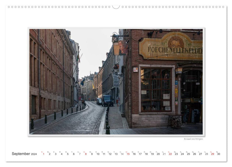 Emotional moments: Brussels - Capital of Europe (CALVENDO wall calendar 2024) 