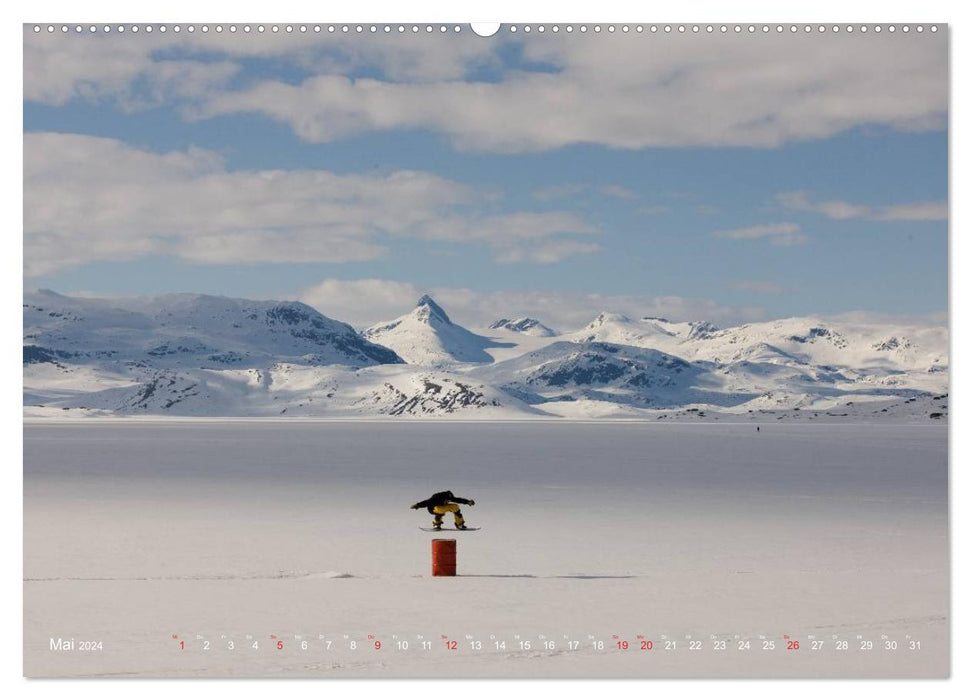 For the Love of It - Snowboarden und Bikes (CALVENDO Wandkalender 2024)