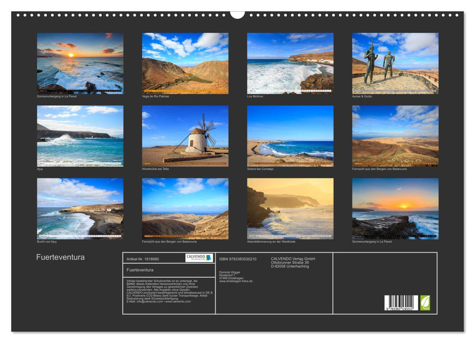 Fuerteventura (CALVENDO wall calendar 2024) 