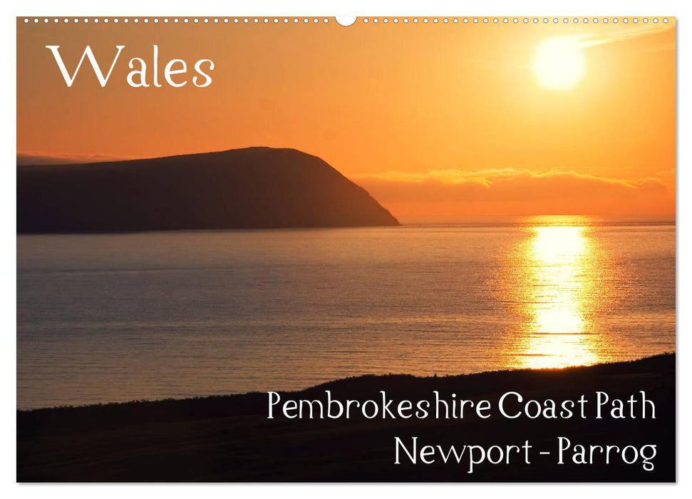 Pays de Galles – Chemin côtier du Pembrokeshire (Calvendo mural 2024) 