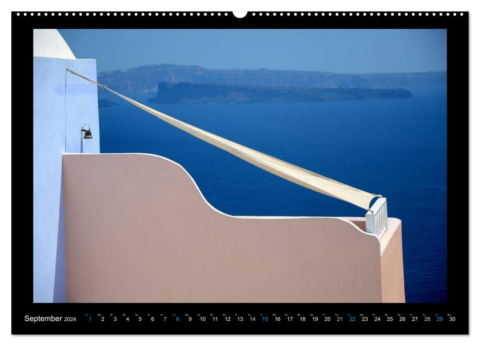 Santorini (CALVENDO wall calendar 2024) 