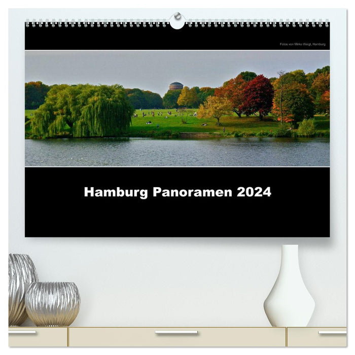 Panoramas de Hambourg 2024 (calendrier mural CALVENDO Premium 2024)
