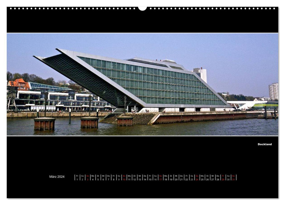 Hamburg Panoramen 2024 (CALVENDO Premium Wandkalender 2024)