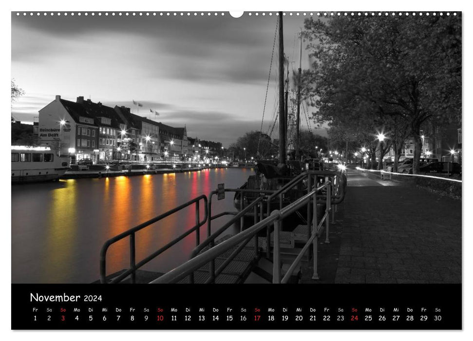 Emden - seaport city on the Dollart (CALVENDO wall calendar 2024) 