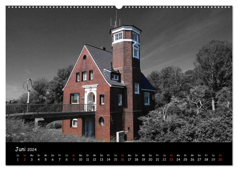 Emden - seaport city on the Dollart (CALVENDO wall calendar 2024) 