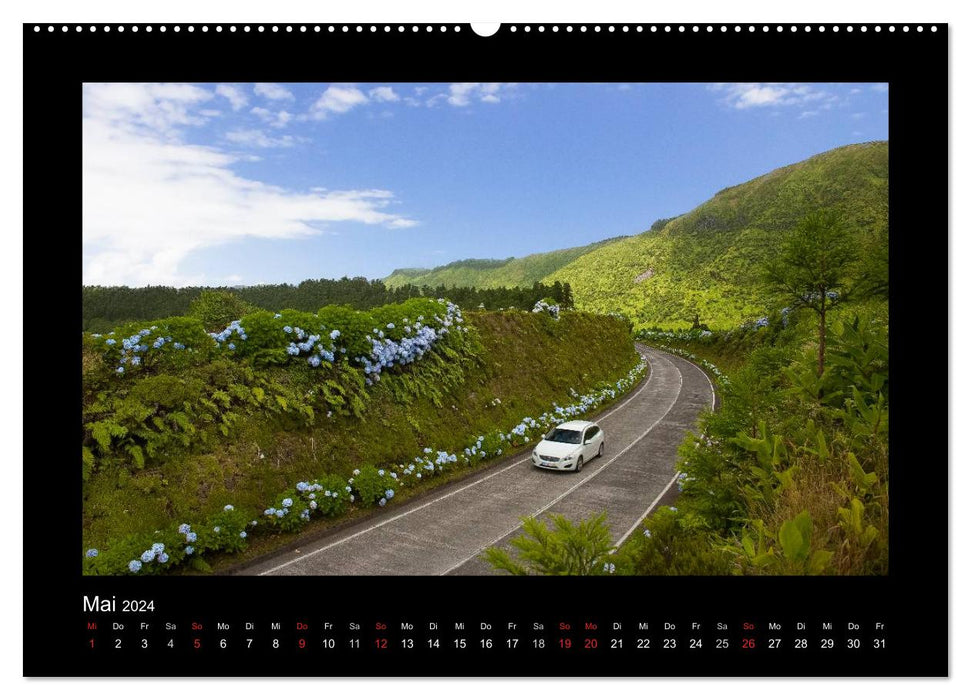 Açores - São Miguel (Calendrier mural CALVENDO 2024) 