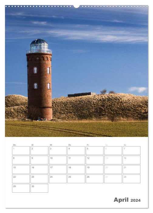 Typiquement Rügen / Planificateur (Calvendo Premium Wall Calendar 2024) 