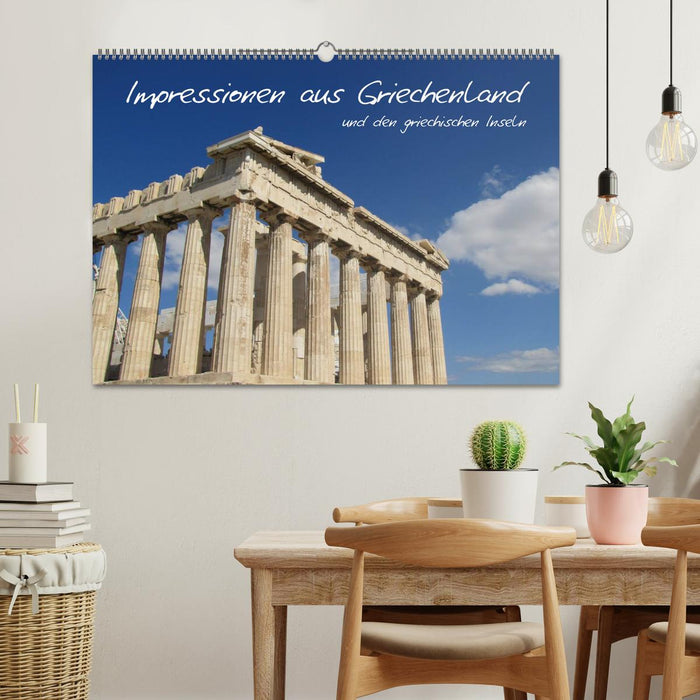 Impressionen aus Griechenland (CALVENDO Wandkalender 2024)