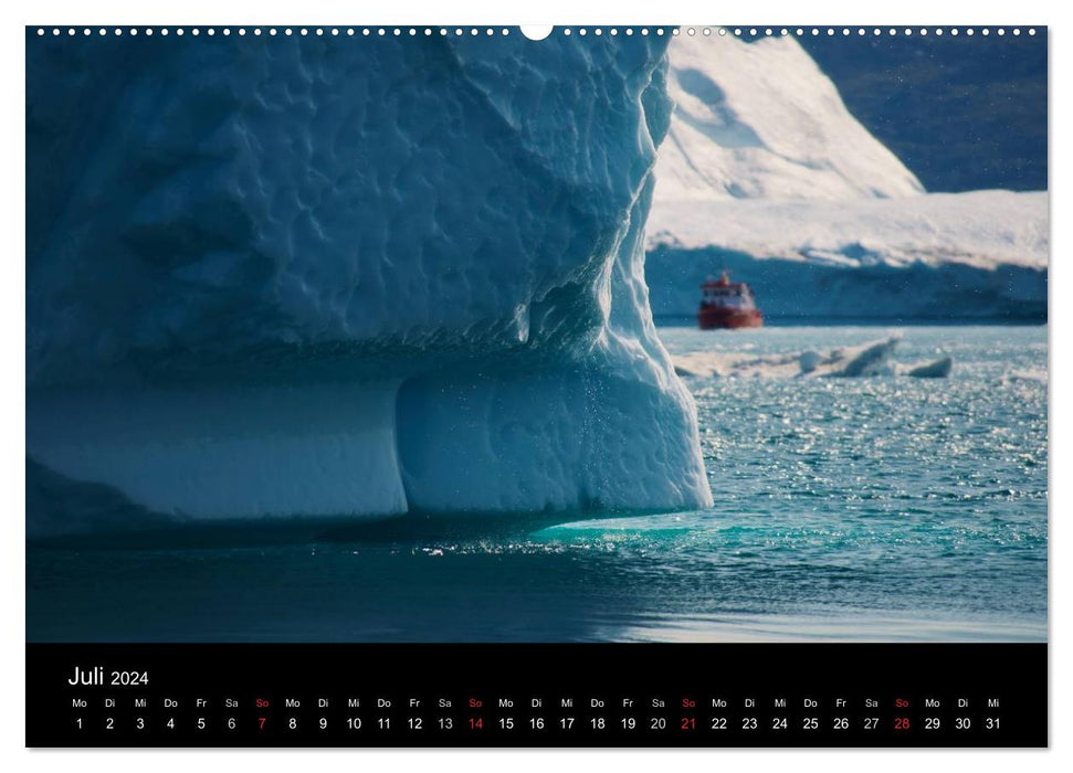 Greenland by André Poling (CALVENDO Premium Wall Calendar 2024) 