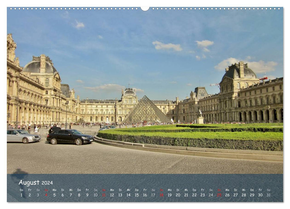 Paris (Calendrier mural CALVENDO 2024) 