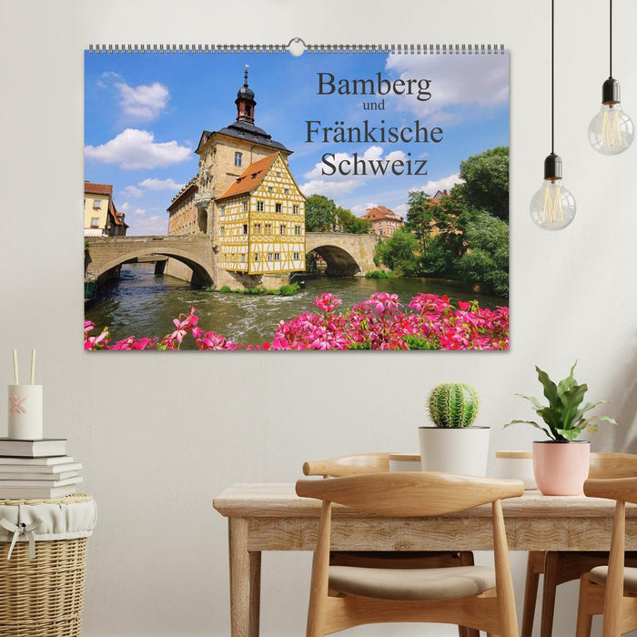 Bamberg et Suisse franconienne (calendrier mural CALVENDO 2024) 