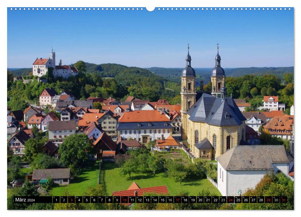 Bamberg and Franconian Switzerland (CALVENDO wall calendar 2024) 