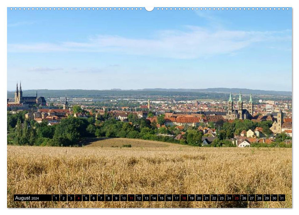 Bamberg und Fränkische Schweiz (CALVENDO Wandkalender 2024)