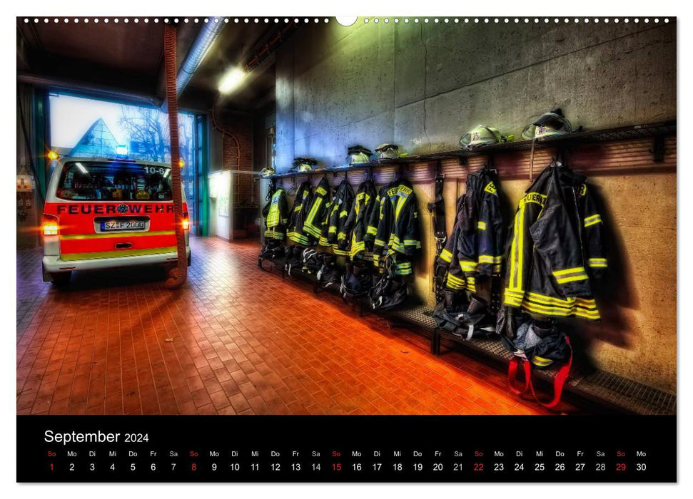 Salzgitter Professional Fire Department (Calvendo Premium Calendrier mural 2024) 