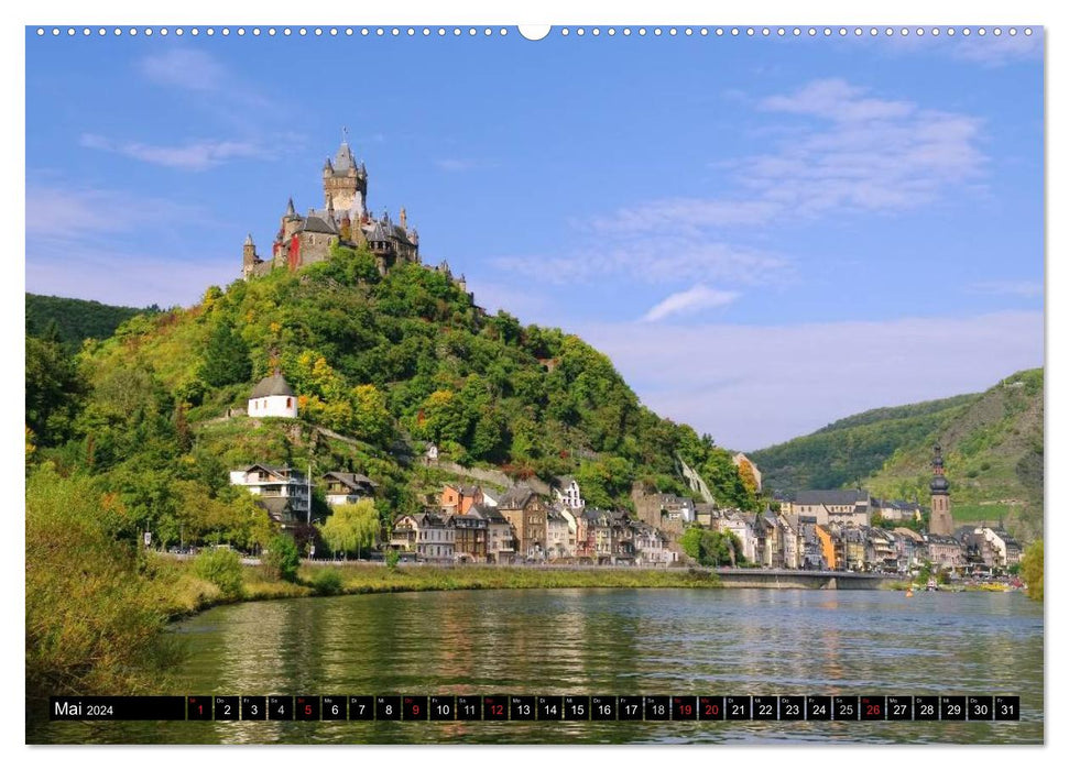 Au bord de la Moselle (Calendrier mural CALVENDO 2024) 